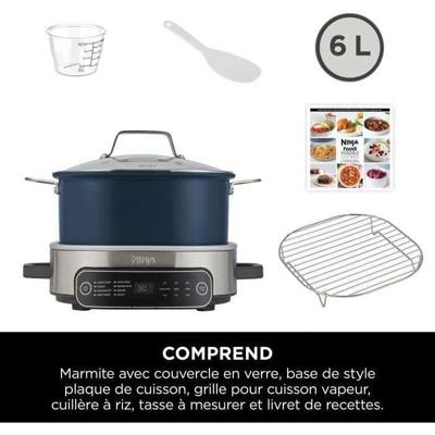 NINJA Slowcooker - PossibleCooker Foodi MC1101EU - 6L Capaciteit - Tot 6 Personen - 8 Kookprogramma's