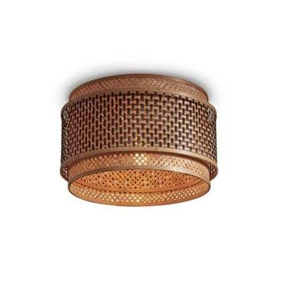 GOOD&MOJO Plafondlamp 'Bhutan' Bamboe, 40cm, kleur Zwart/Naturel