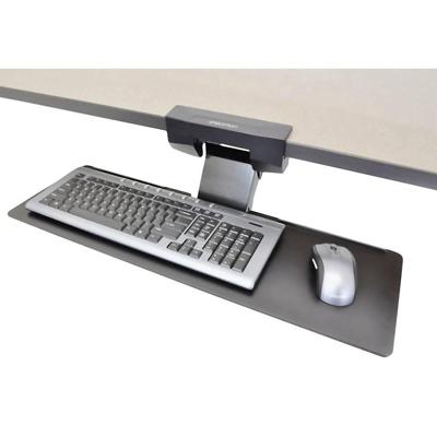 ERGOTRON Neo-Flex ondertafel toetsenbord zwenkarm zwart tot 1,4 kg. optillen tot 15 cm kantelen tot 15 graden