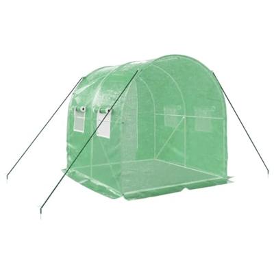 VidaXL Tuinkas met stalen frame 4 m² 2x2x2 m