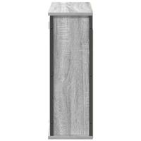 Badkamerwandkast met spiegel 60x21x60 cm Sonoma grijs - thumbnail