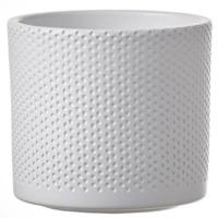 Mica Decorations era Pot wit relief 13x15cm - thumbnail