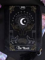 Buidel Tarot Kaart 'De Maan' met Rits - thumbnail