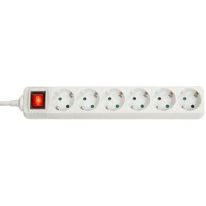 Lindy 73103 Binnen 6AC outlet(s) Wit power uitbreiding