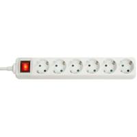 Lindy 73103 Binnen 6AC outlet(s) Wit power uitbreiding - thumbnail