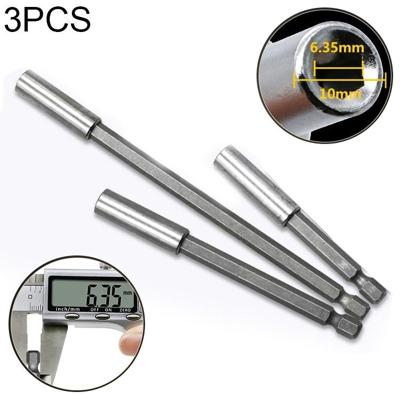 3 in 1 1/4 elektrische Batch hoofd hoog magnetisme drijfstang pistool boor extensie Rod Sleeve snel draaien gezamenlijke lengte: 75/100/150 mm
