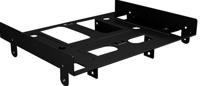 ICY BOX IB-AC652 interne inbouwframe (5,25 inch grootte) voor meerdere 2,5 inch en 3,5 inch harde schijven en SSD, staal, zwart - thumbnail