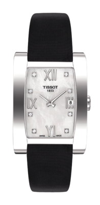 Horlogeband Tissot T0073091611600 / T603025351 / T603027785 Leder Zwart 15mm Horlogeband Tissot T0073091611600 / T603025351 / T603027785 Leder Zwart 15mm