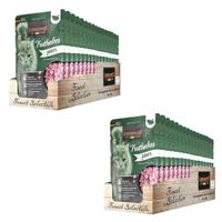 Leonardo Finest Selection Pure kalkoen, dubbelpak, 2 x 16 x 85 g, natvoer voor volwassen katten, in praktische afzonderlijke porties, met waardevolle zalmolie - thumbnail