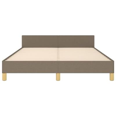 Bedframe zonder matras stof taupe 140x190 cm