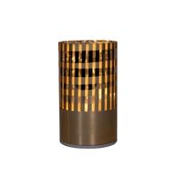 Cylinder glas ruit draaiend goud Anna's Collection - Annas collection - thumbnail