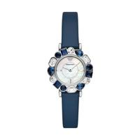 Horlogeband Armani AR11595 Leder Blauw 12mm - thumbnail