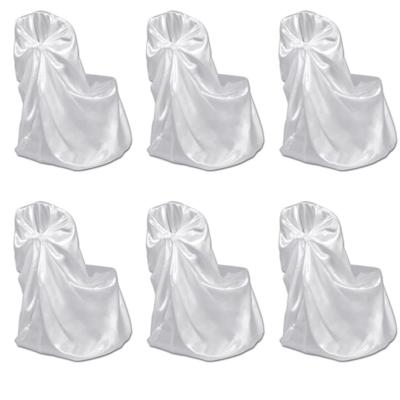 Bruiloft Stoelhoes Wit (6 stuks)