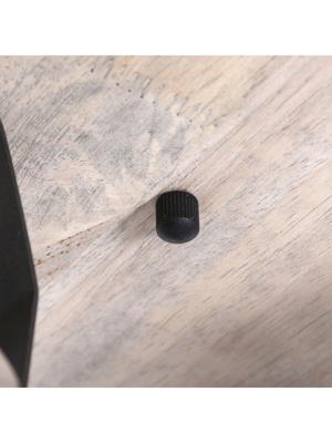 Steinhauer Industriële plafondlampGearwood 3-lichts antraciet met hout - 3063A