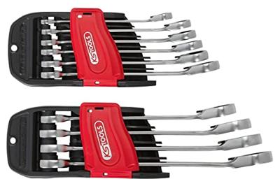 KS Tools 503.5950 503.5950 Steek-ringratelsleutel Sleutelbreedte (metrisch) 8 - 19 mm