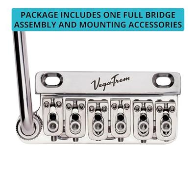 VegaTrem VT1 UltraTrem 2-Points Stainless Steel Left-Handed brug voor elektrische gitaar