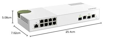 QNAP QSW-M2108-2C - 2 x 10GbE SFP+/RJ45 Combo Ports & 8 x 2.5GbE (RJ45) Ports - Entry-level 10GbE and 2.5GbE Layer 2 Web Managed Switch