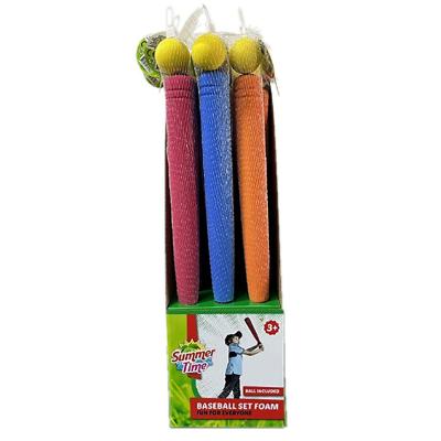 Summertime Foam Honkbal Set Assorti Summertime Foam Honkbal Set Assorti