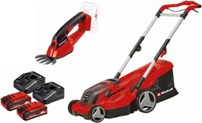Einhell GE-CM 36/37 Li Kit - Accu Grasmaaier + Accu Gras-/Heggenschaar | 2 x 3.0 Ah + 2 x laders - 3413173 3413173 - thumbnail