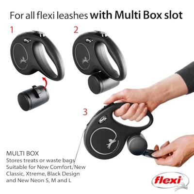 Hondenriem Flexi Flexi 5 m Roze S - thumbnail