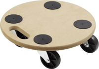 Metafranc Meubelroller 350Mm Mdf/Pp 150Kg W - WU0821350 - thumbnail