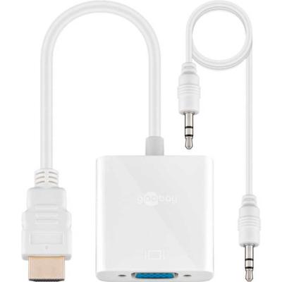 goobay HDMI > VGA-adapter, + 3,5 mm stereo