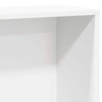 Boekenkast 60x24x120 cm bewerkt hout wit - thumbnail