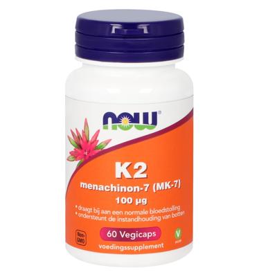 NOW Vitamine K2 Menachinon 7 100mcg Vegicaps