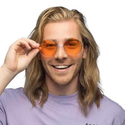 Boland Partybril hippie xl oranje Boland Partybril hippie xl oranje