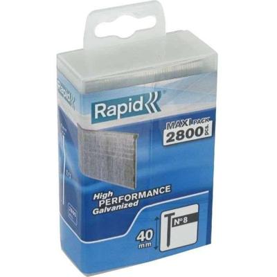 Rapid Nr. 8 brads 40 mm, 2.800 stuks - 5000185 - 5000185