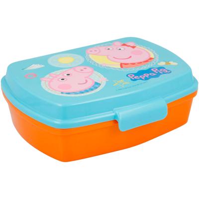 Broodtrommel Peppa Pig Having fun Plastic Licht Roze (17 x 5.6 x 13.3 cm)