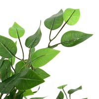 Kunst Ficus plant 788 bladeren 120 cm groen - thumbnail