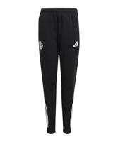 adidas Manchester United Trainingsbroek 2025-2026 Kids Zwart Wit Paars - thumbnail