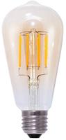 LED lamp Edison dim to warm 470 Lumen 6W E27 filament Segula 55296 - thumbnail
