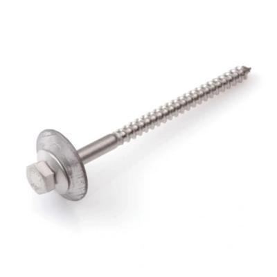 Golfplaatbout / houtdraadbout rvs A2 7x130mm DIN571