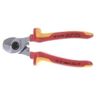 Knipex 95 16 165 VDE-kabelschaar Geschikt voor (striptechniek) Aluminium- en koperkabel, een- en meerdraads 15 mm 50 mm² 0 - thumbnail