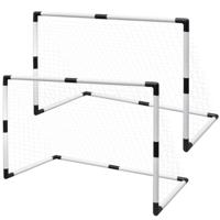 VidaXL 2-delige minidoeltjesset met net 91,5x48x61 cm - thumbnail