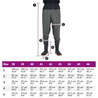 Waadpak met laarzen maat 38 donkergroen - thumbnail