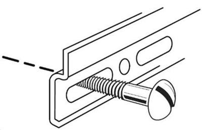 Eyckhaus Montagerail voor wandkasten | gegalvaniseerd staal - 2019 2019