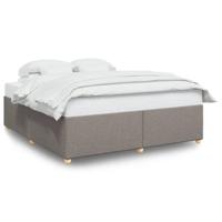Bedframe zonder matras stof taupe 180x200 cm - thumbnail