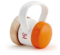Hape rammelaar met ratel 8 cm oranje/wit - thumbnail