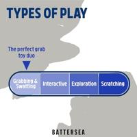 Battersea vlinder en libelle duo blauw - thumbnail