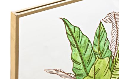 Canvas DKD Home Decor Tropisch Blad van een plant (80 x 3 x 60 cm) Canvas DKD Home Decor Tropisch Blad van een plant (80 x 3 x 60 cm)