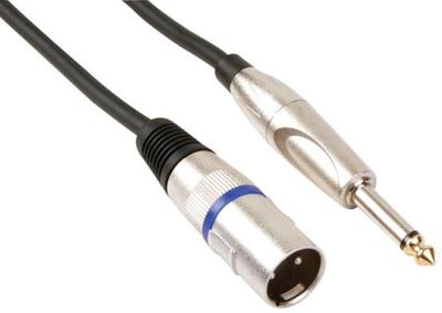 Xlr-kabel xlr mannelijk naar jack 6.35 mm mannelijk mono 1.5 m Velleman - Velleman