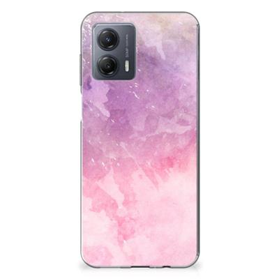 Smartphone hoesje Motorola Moto G53 Pink Purple Paint