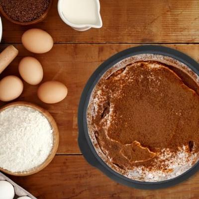 Springvorm - ZENKER - Ø 25 cm - Glasvezel siliconen - Zwart