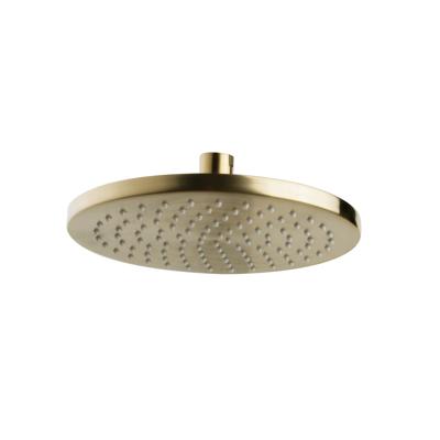 Caral hoofddouche rond 20 x 1,2 cm geborsteld messing