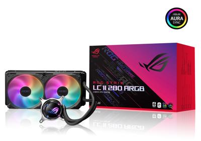 Asustek Computer ROG STRIX LC II 280 ARGB CPU-koellichaam met ventilator