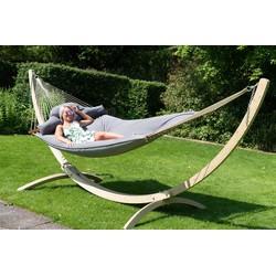 'Wood & Big Fat' Grey XXL Hangmatset - Grijs - Tropilex ®