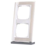 Gira Event Clear Zand / Zuiverwit 2-voudig